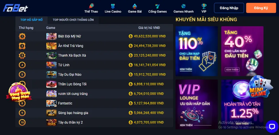 Game nổ hũ mới fly88hi